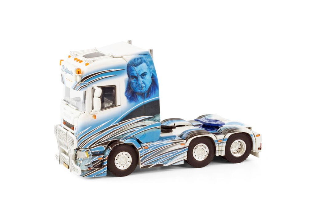 Scania S Highline 6x2 Beljaars Transport, skala 1/50 WSI Models