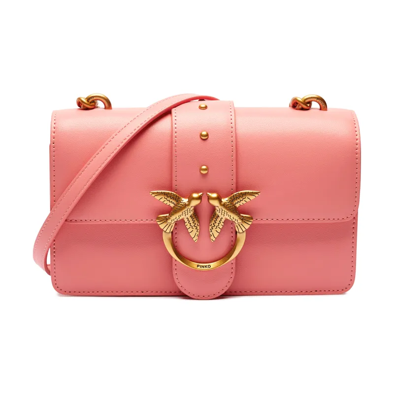 Pinko Skórzana torebka na ramię LOVE ONE MINI