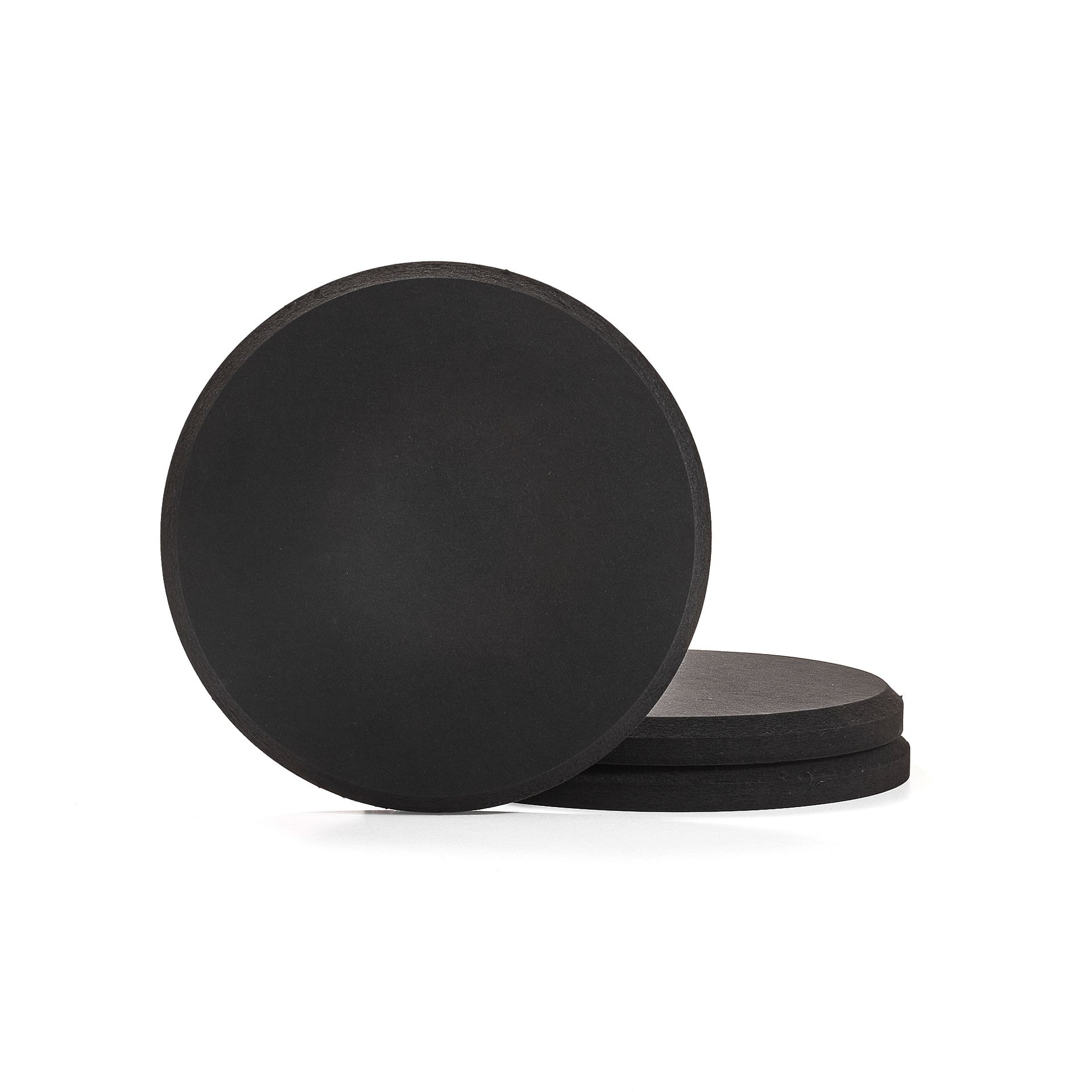 Panel akustyczny SATELLITE, ścienny, Ø600 mm, 3 szt., czarny