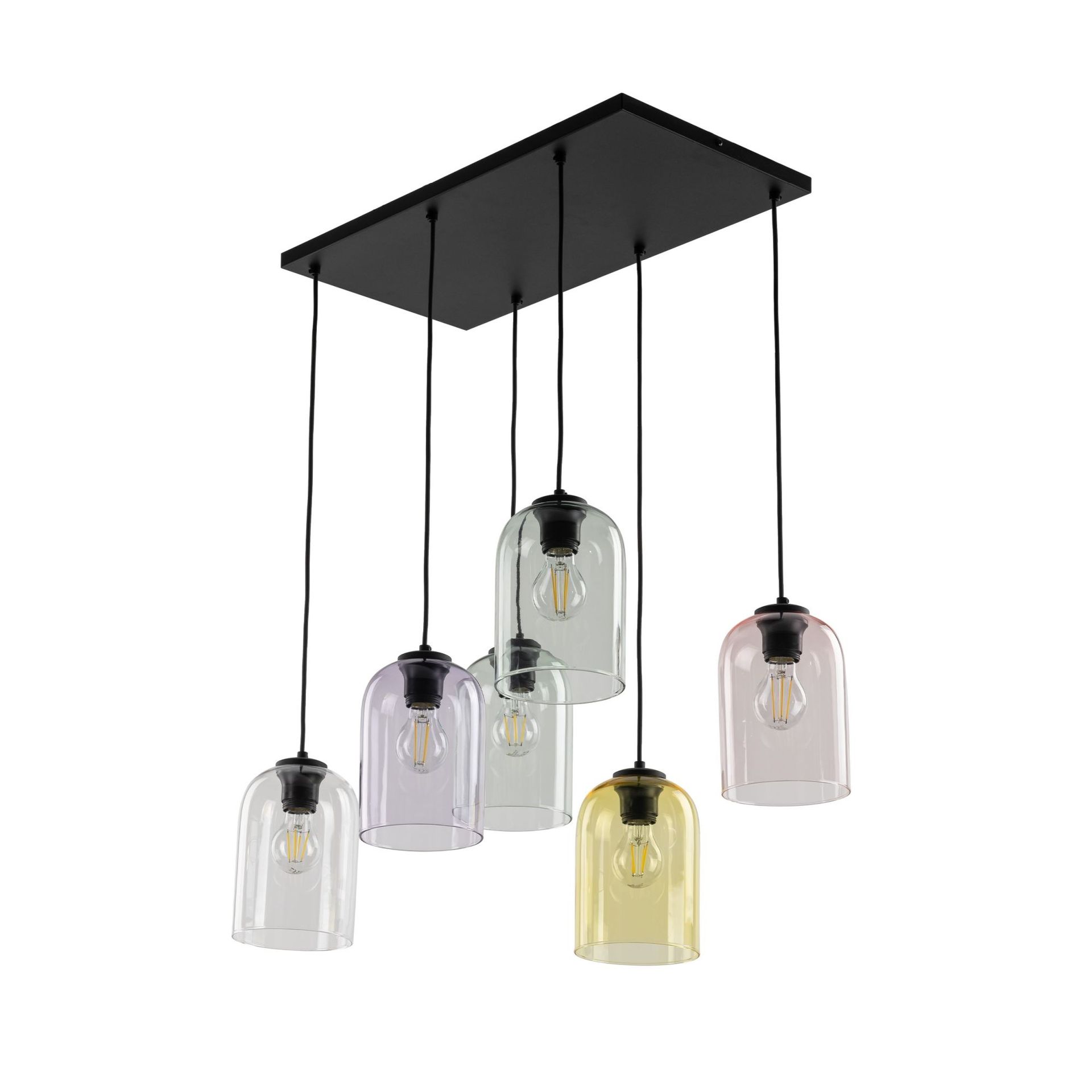 Kolorowa lampa wisząca do salonu TK 10302 z serii MOLLY