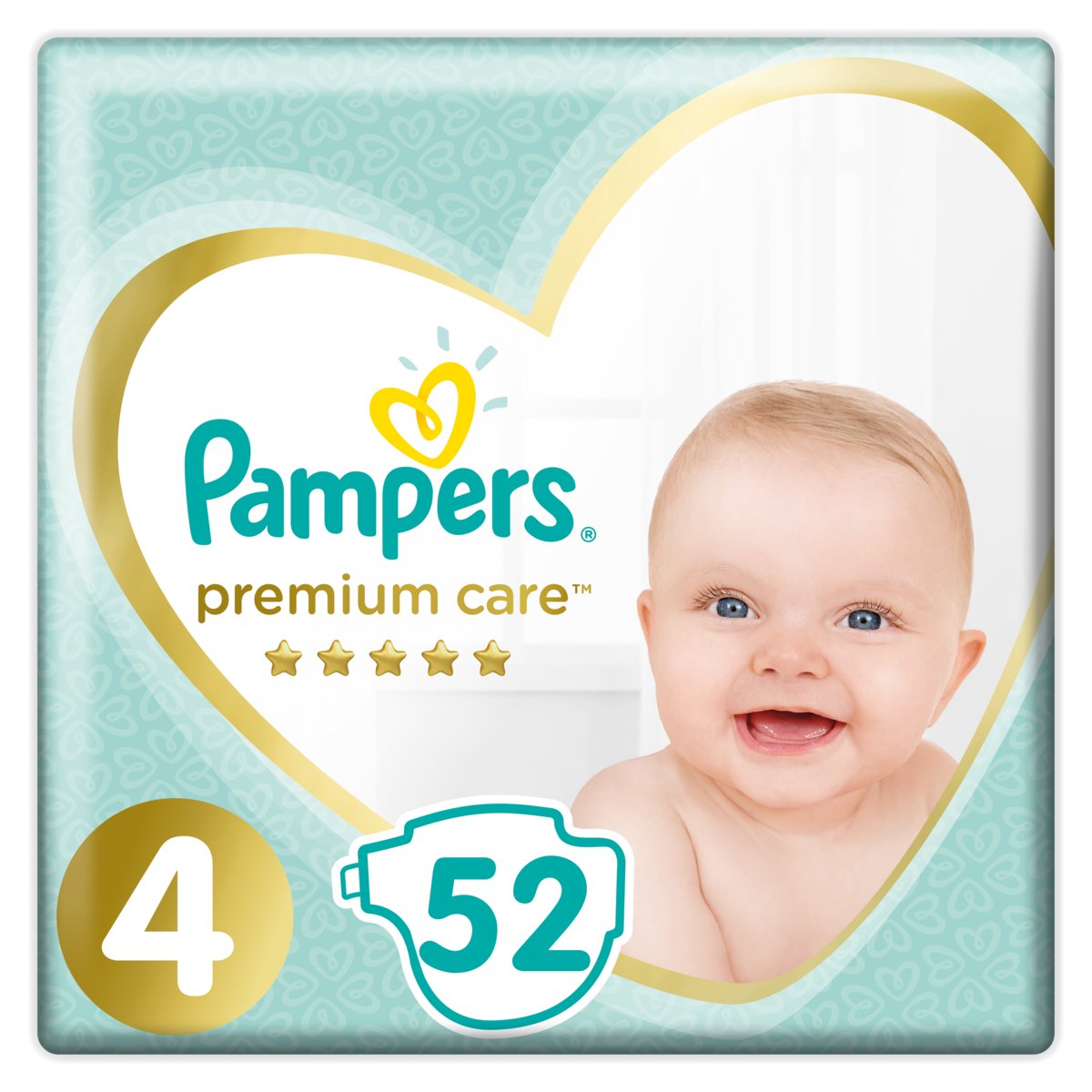 Pampers Pieluchy jednorazowe Premium Care 4 Maxi 8-14 kg 52 sztuki)