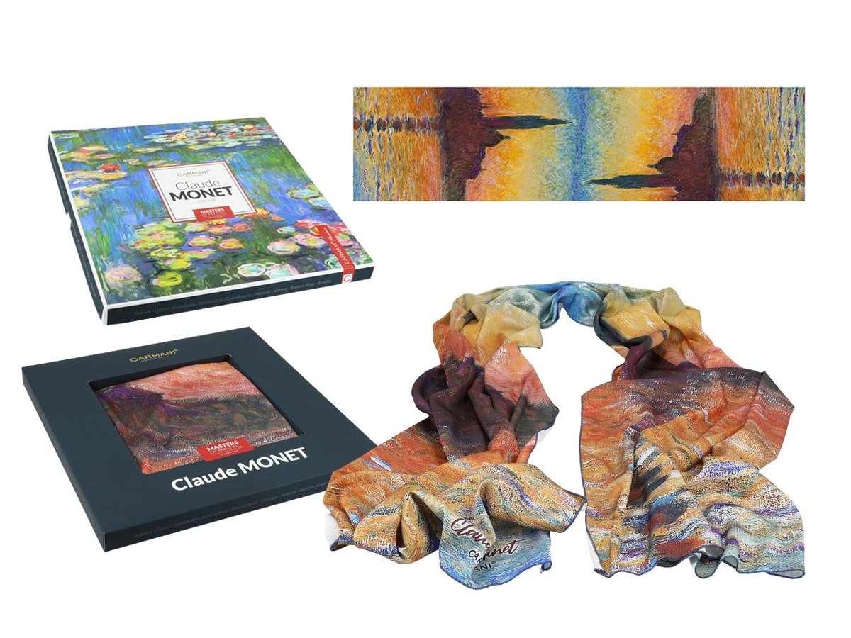 Szal - C. Monet, San Giorgio Maggiore o zachodzie CARMANI