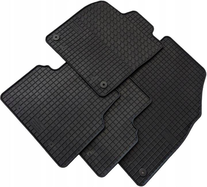DYWANIKI DEDYKOWANE GUMOWE KOMPLET GUMA PREMIUM 4 SZTUKI + STOPERY ZESTAW