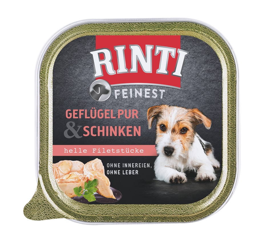 RINTI Feinest Poultry Pure&Ham tacka drób i szynka 150 g