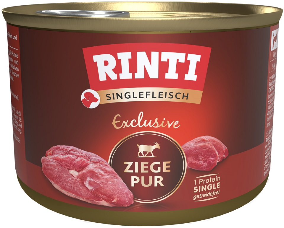 RINTI Singlefleisch Exclusive Goat Pure monobiałkowa kozina 185 g