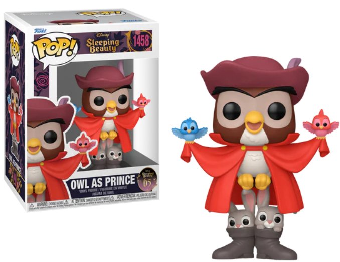 funko pop! sleeping beauty disney1458 - owl as prince
