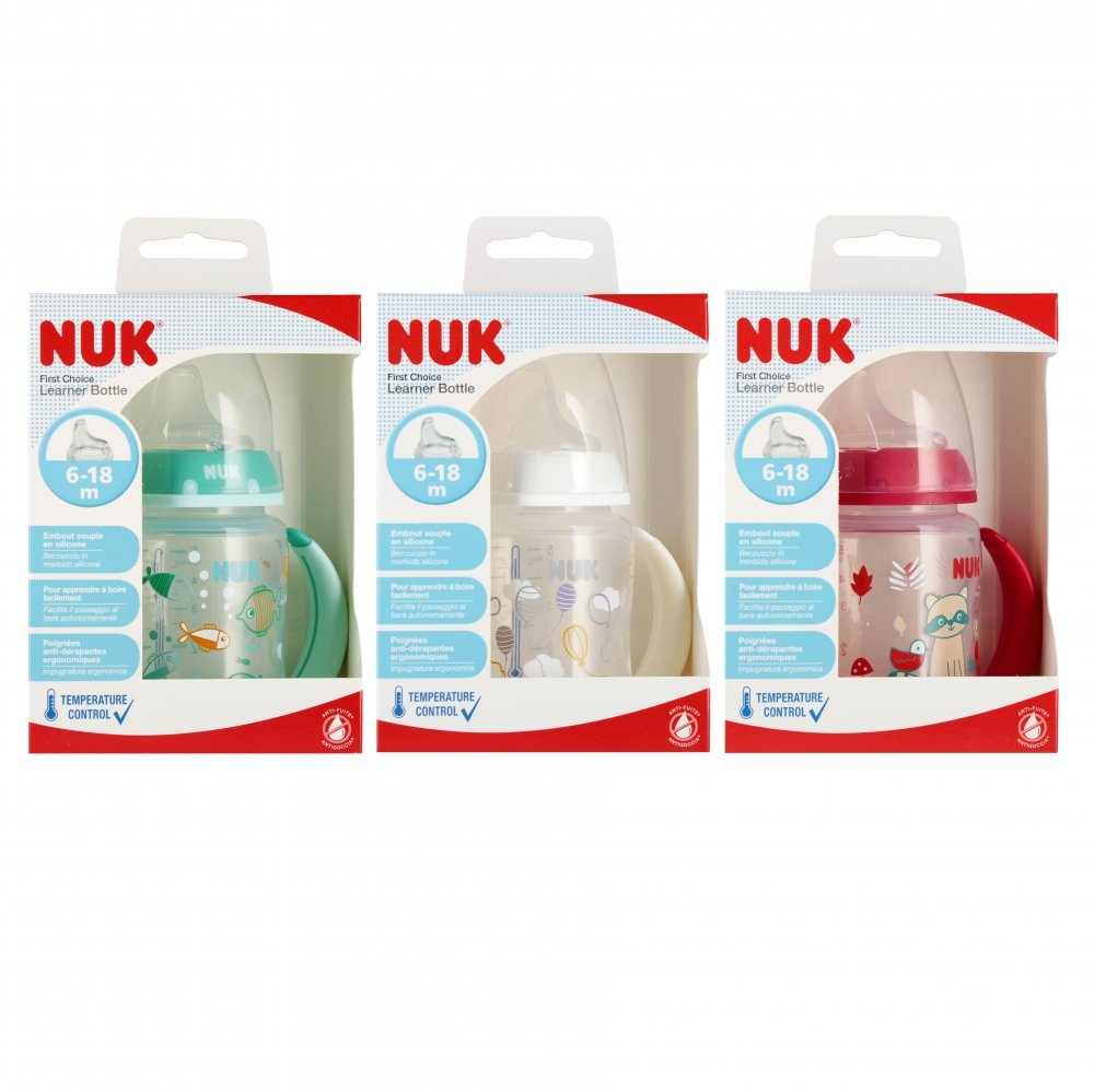 NUK Butelka 150 ml 6-18m z uchwytem First mix