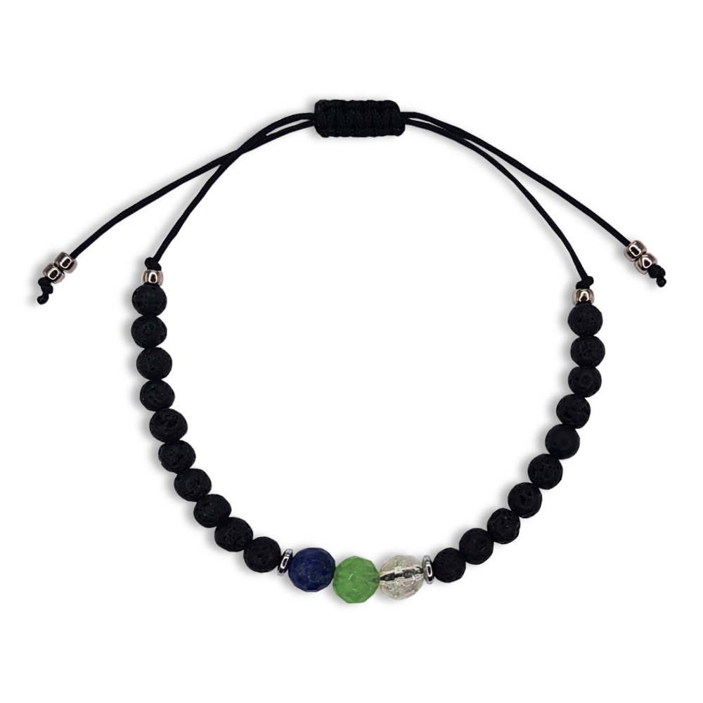 Męska bransoletka ZNAK ZODIAKU BYK - kamienie naturalne - na prezent