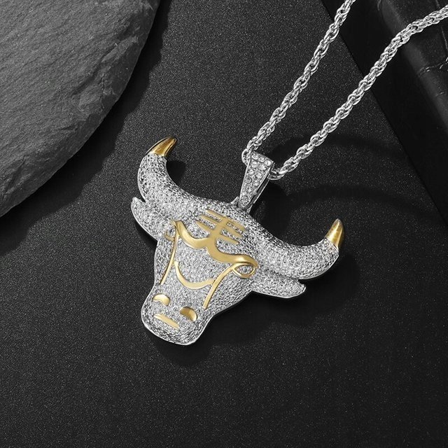 Naszyjnik chain chicago bulls byk streetwear drip
