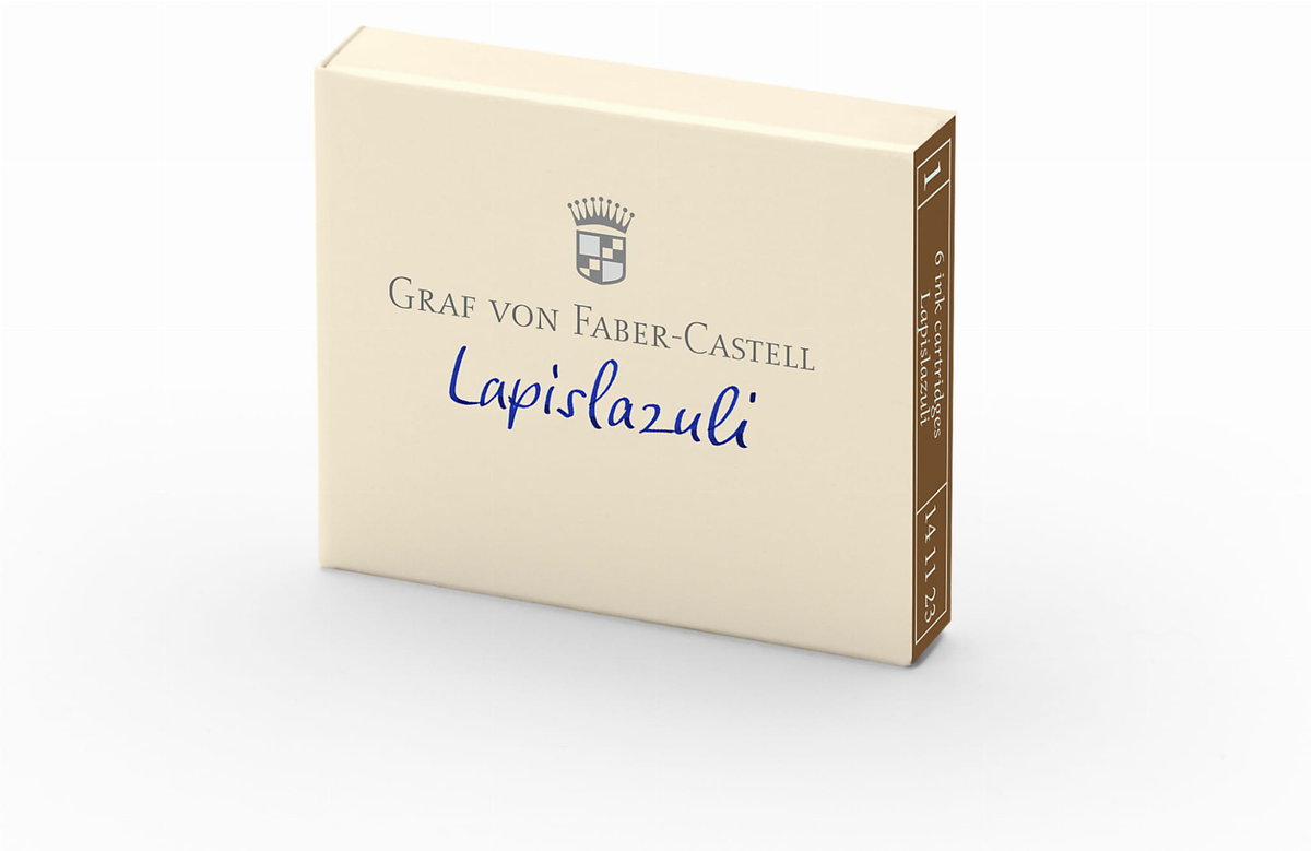 Naboje Graf von Faber-Castell Lapis Lazuli 6szt.