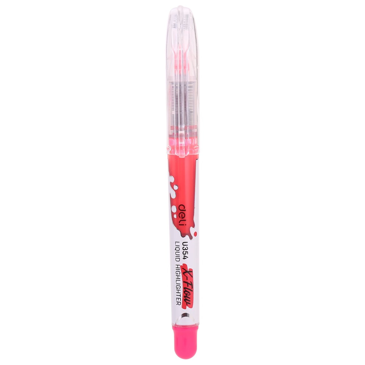 Zakreślacz płynny Deli 1-5mm seria X-Flow różowy