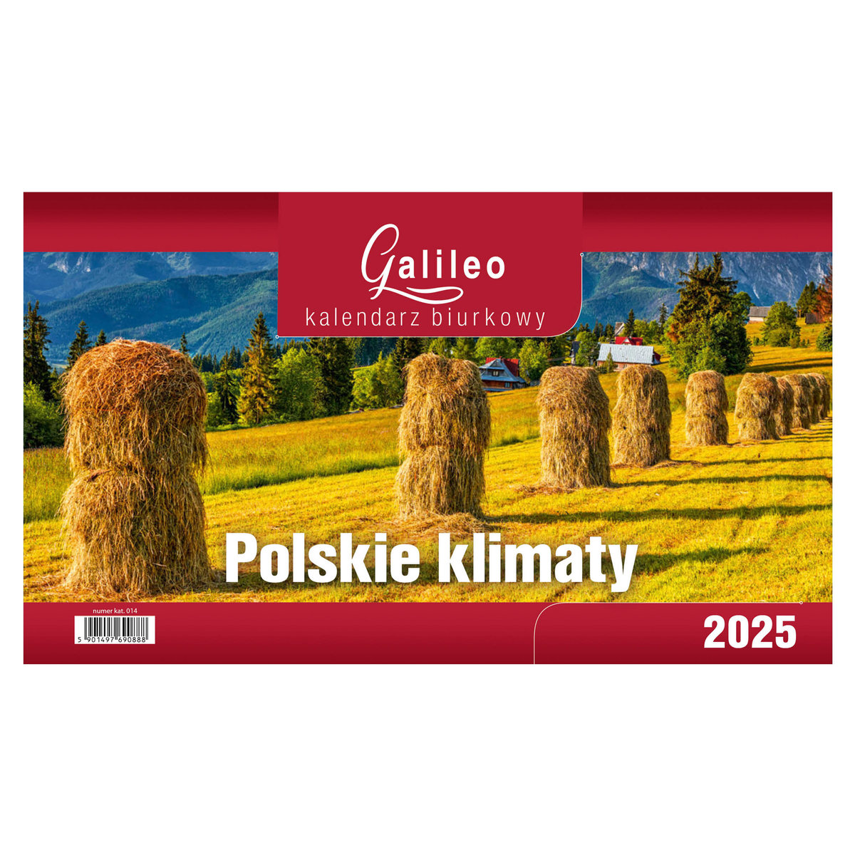 Kalendarz Biurkowy 2025 - STOJĄCY GALILEO - POLSKIE KLIMATY