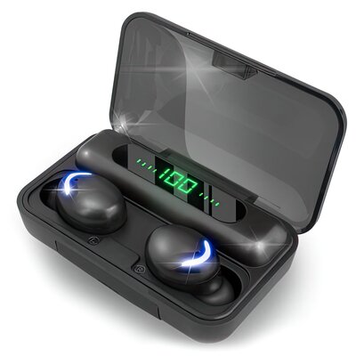 1 szt.  Słuchawki bezprzewodowe + powerbank.