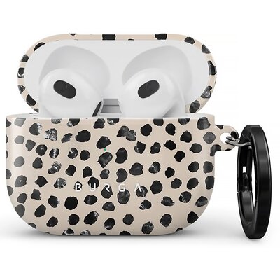 Etui na słuchawki BURGA Almond Latte do Apple AirPods 3 Beżowo-czarny