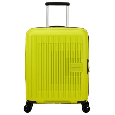 Walizka mała poszerzana American Tourister AeroStep - light lime
