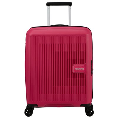Walizka mała poszerzana American Tourister AeroStep - pink flash