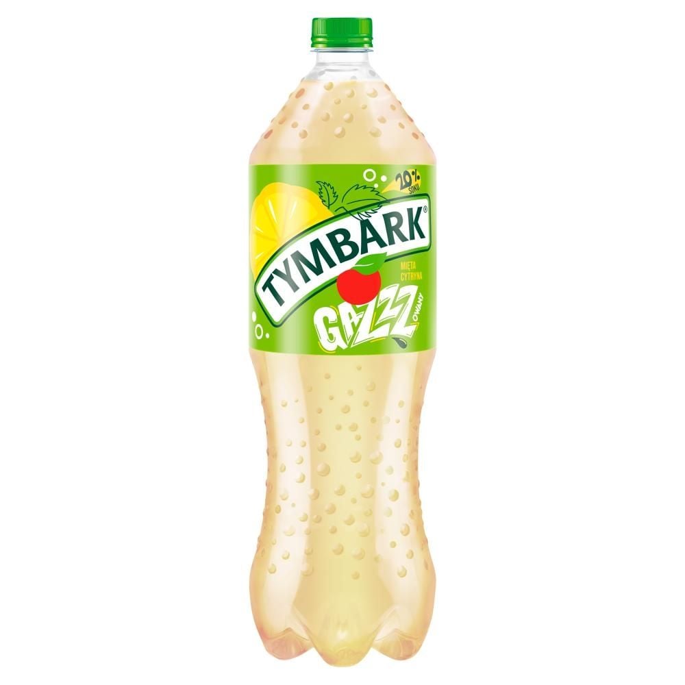 Tymbark Gazzz Napój gazowany o smaku mięty z cytryną 1,5 l