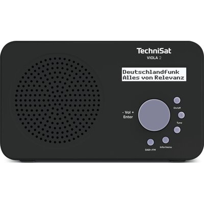 TechniSat VIOLA 2 Radio FM DAB+ Czarny