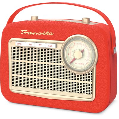 TechniSat Transita 130 Radio FM DAB+ Bluetooth czerwony