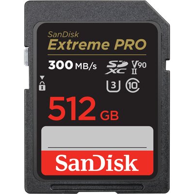 SanDisk Extreme PRO SDXC 512GB 300MB/S V90