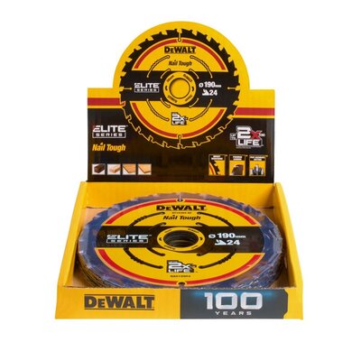 DeWALT Akcesoria - Tarcza do pilarki tarczowej Elite do drewna, 190x30 mm DT10402
