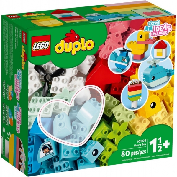 Klocki DUPLO 10909 Pudełko z serduszkiem 10909. od 18 miesięcy