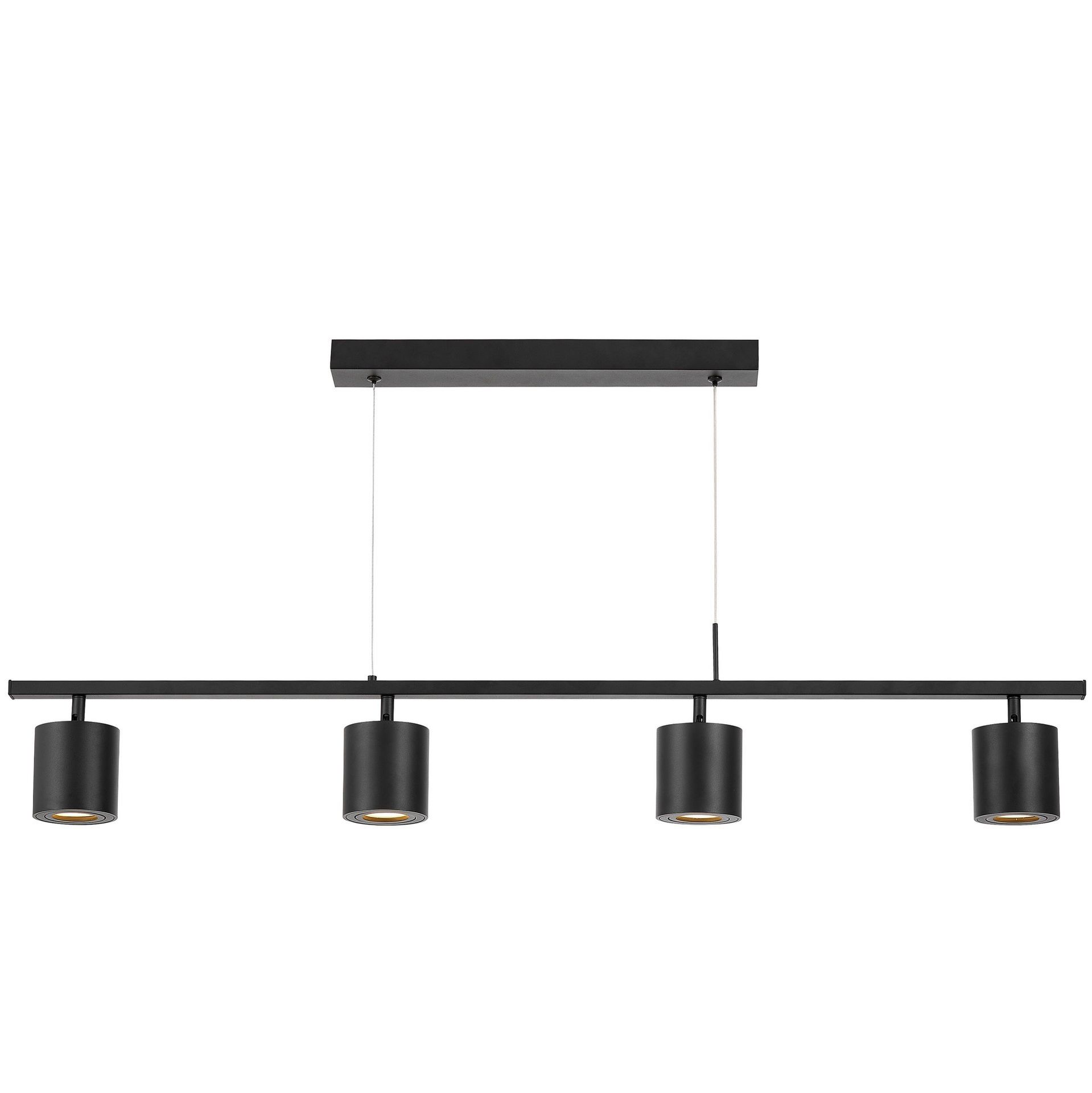 NOWOCZESNA LAMPA WISZĄCA CZARNA BOLT W4