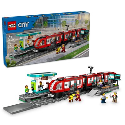 LEGO 60423 City Tramwaj miejski ze stacją
