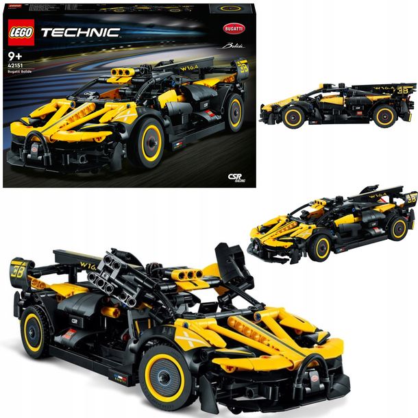 Bugatti Lego Technic Klocki Lego Zestaw Dokładnie Odwzorowane Detale 900+el