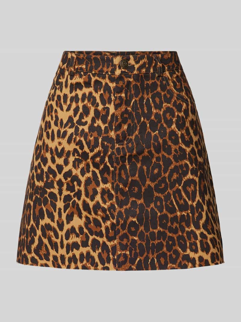 Spódnica mini z bocznymi, wpuszczanymi kieszeniami model ‘ANNEKE’