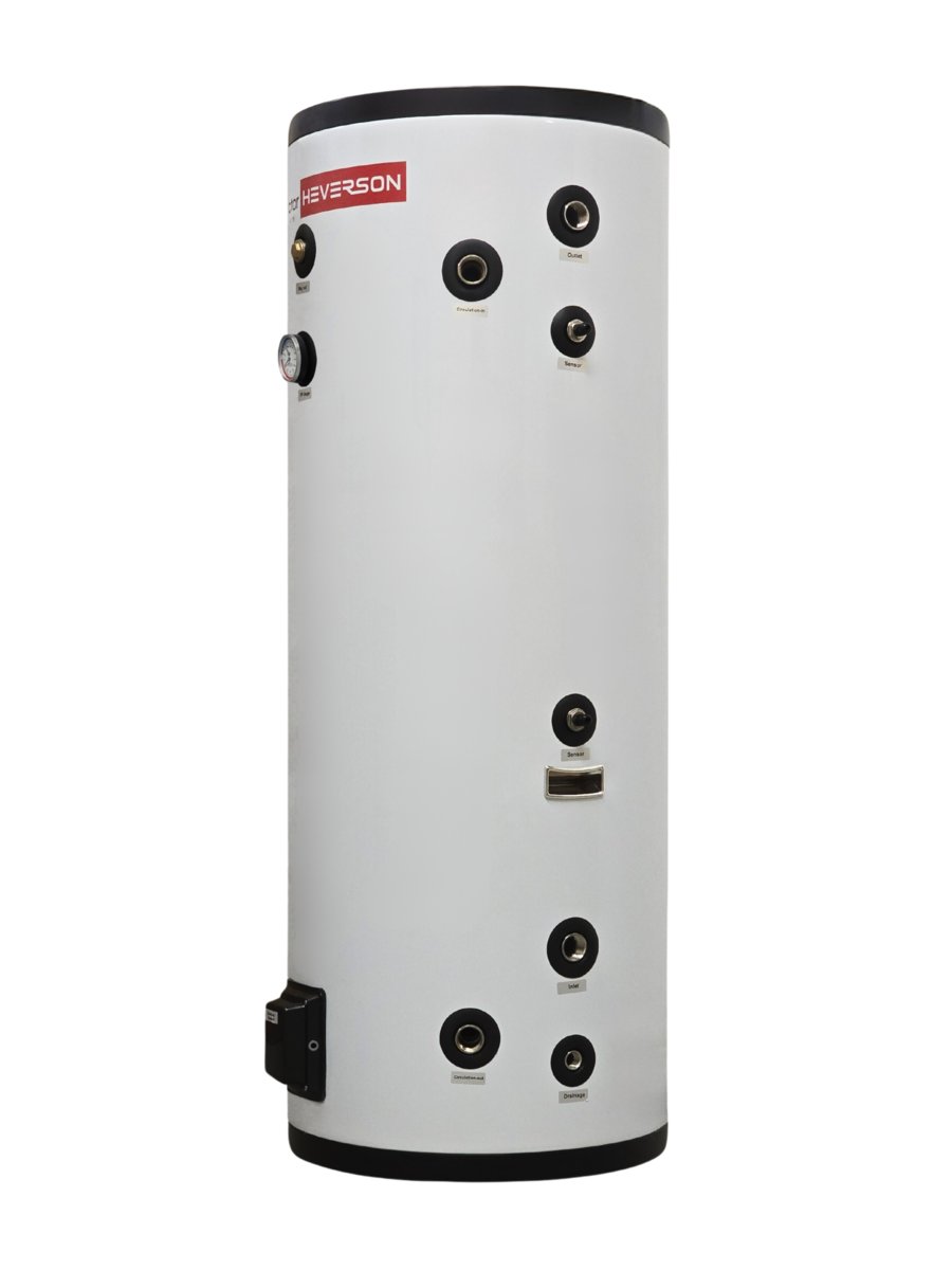 Zasobnik CWU HEVERSON  150L z 1 WĘŻ stal nierdzewna