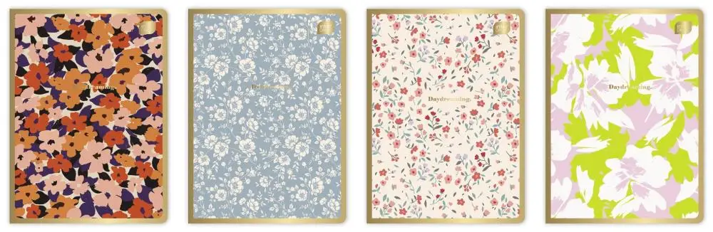 Zeszyt A5 60 M 70g Metallic Floral - INTERDRUK
