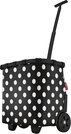 Koszyk na kółkach Carrycruiser w białe grochy