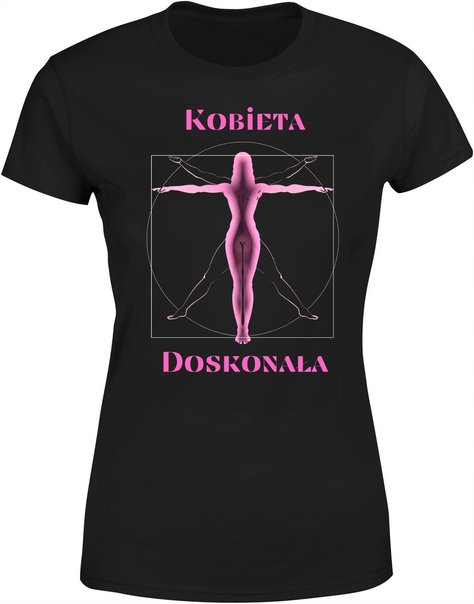 Koszulka damska z nadrukiem Kobieta Doskonała prezent dla kobiety