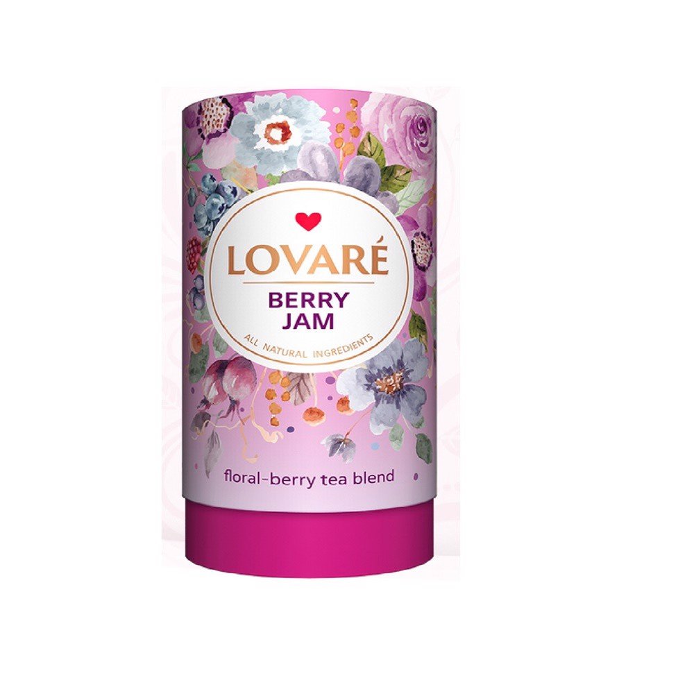 LOVARE  Liście Herbaty Owocowej w Tubie BERRY JAM  80G