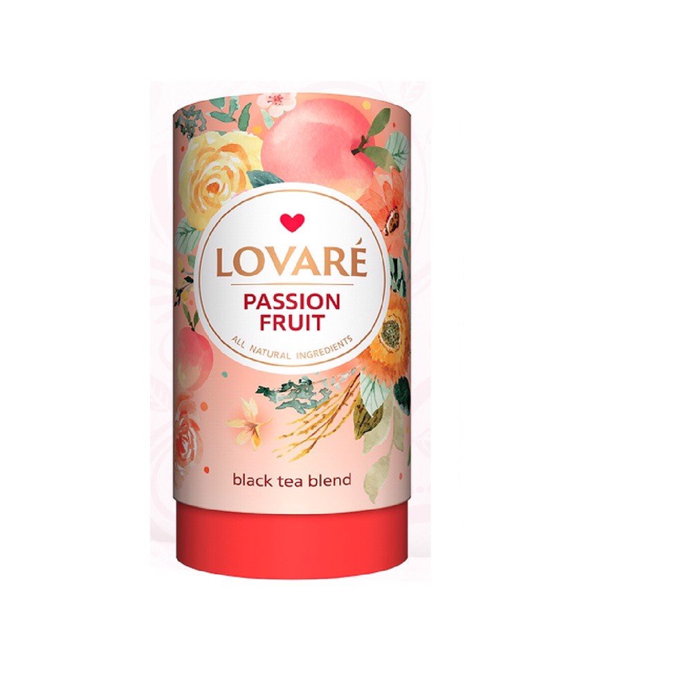 LOVARE Liście Herbaty w Tubie Passion Fruit 80G