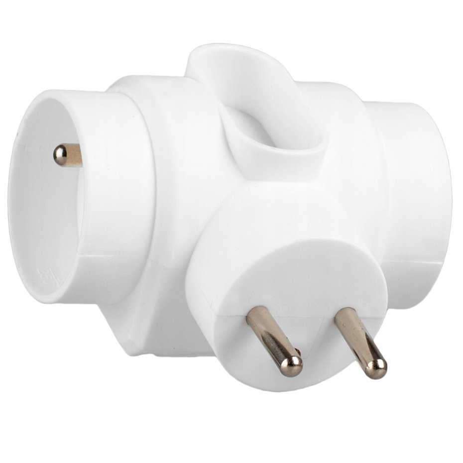 Rozgałęźnik Elektryczny Złodziejka 3 Gniazdka Uziemienie Ip20 3500W Vayox