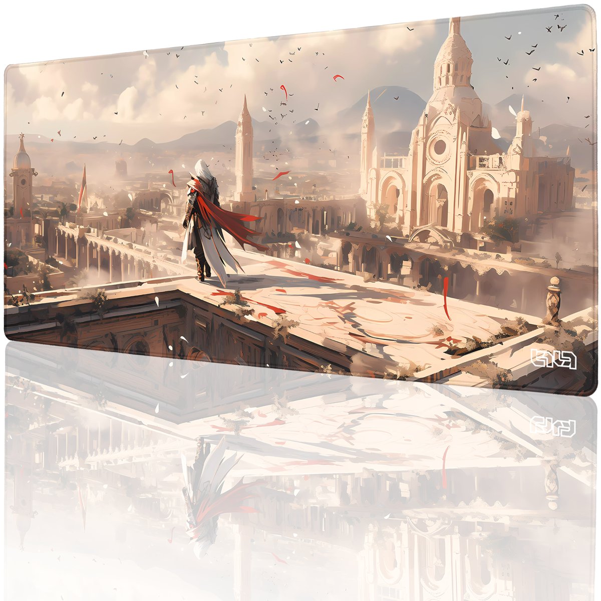 DUŻA PODKŁADKA POD MYSZKĘ Majestatyczny Skrytobójca 90x40 TILT Duża XXL