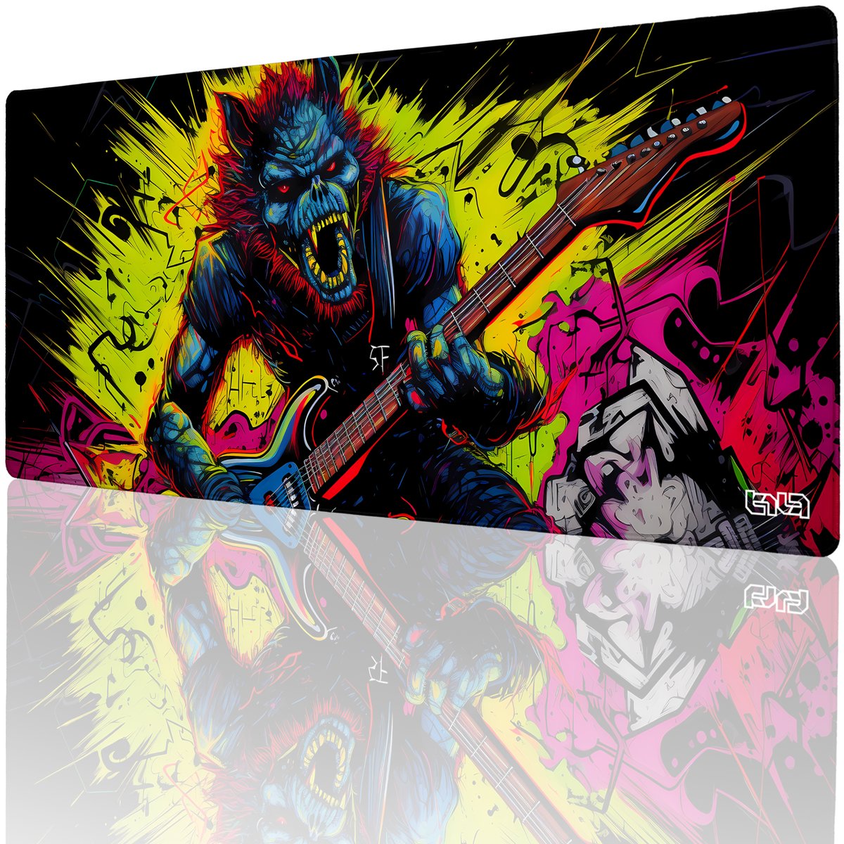 PODKŁADKA POD MYSZ MYSZKĘ Wilkołakorock 90x40 TILT Dla gracza Na biurko