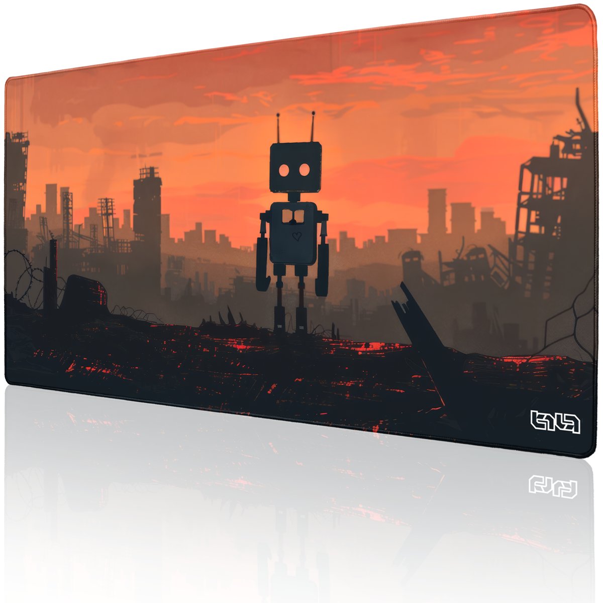 DUŻA PODKŁADKA POD MYSZKĘ Death and Robots 100x50 TILT Gamingowa Duża