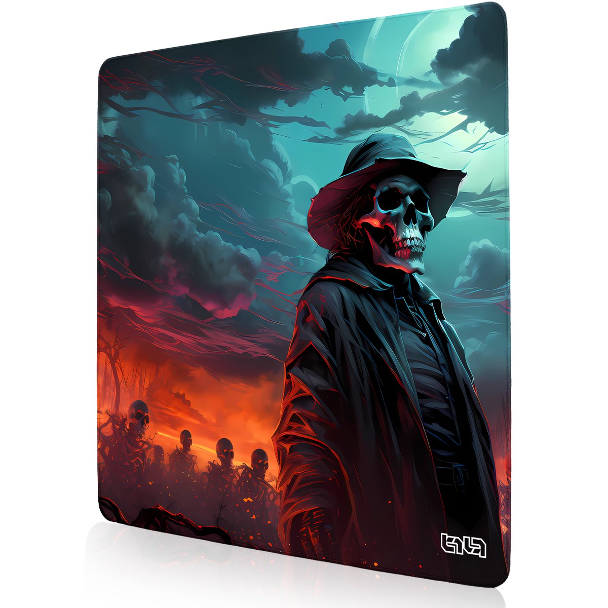 PODKŁADKA POD MYSZ GAMINGOWA Nekromancja 50x50 TILT XL Wytrzymała XXL