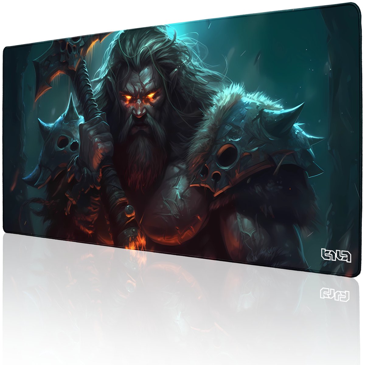 PODKŁADKA POD MYSZ GAMINGOWA Wojownicza Furia 100x50 TILT Prezent