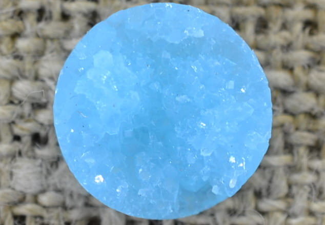 [802489] Kaboszon druzy 12mm niebieski 2szt