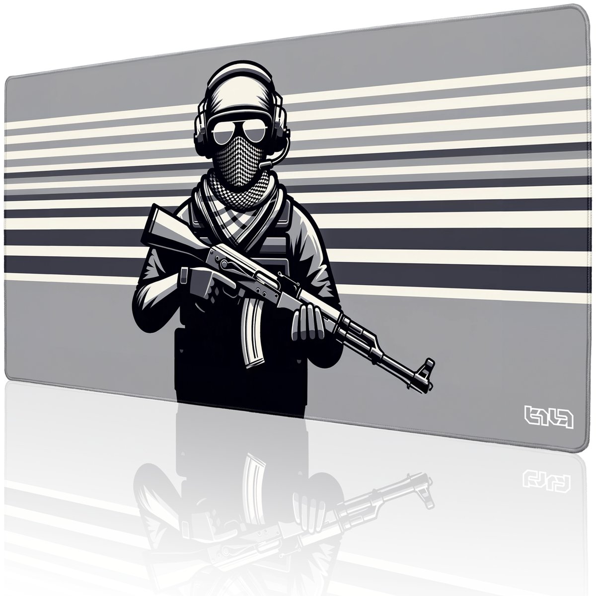 PODKŁADKA GAMINGOWA De_Terror 100x50 TILT Dla gracza Gamingowa Na biurko