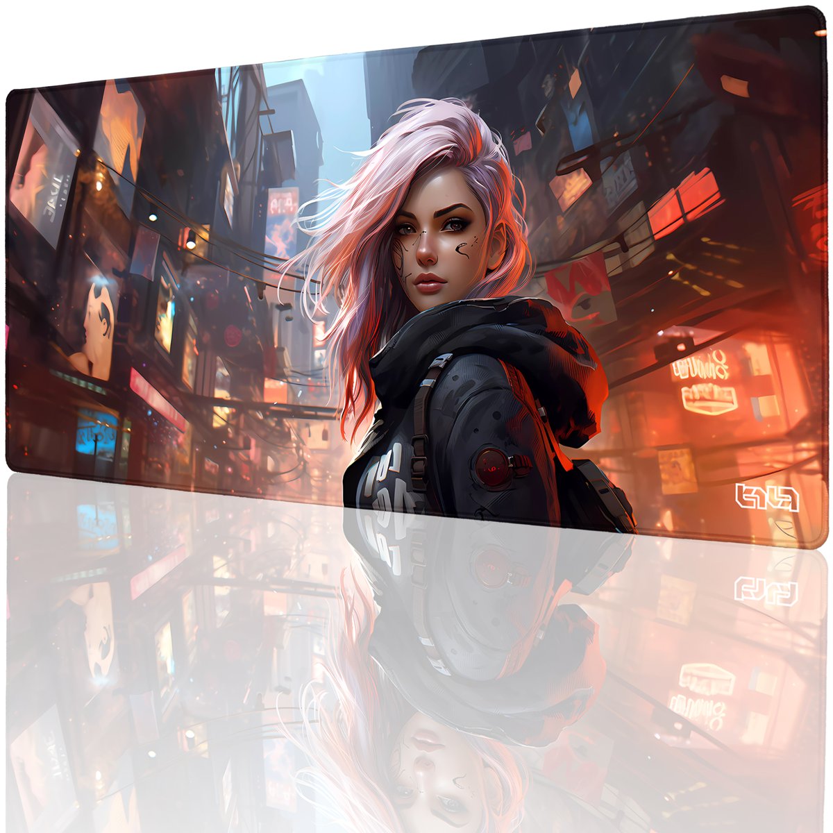 PODKŁADKA POD MYSZ MYSZKĘ Zatłoczone Kioto 90x40 TILT Dla gracza Gamingowa