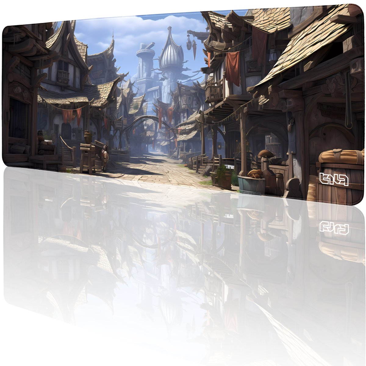 PODKŁADKA POD MYSZKĘ XXL Miasteczko Aether 80x30 TILT Prezent