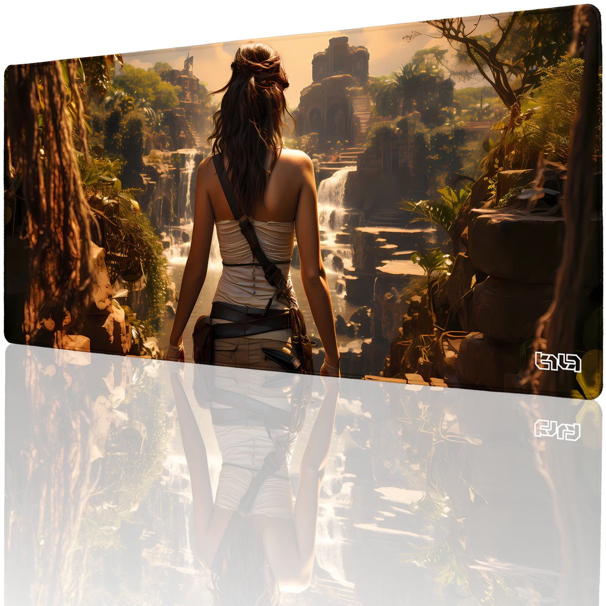 PODKŁADKA POD MYSZ GAMINGOWA Poszukiwaczka Skarbów 90x40 TILT Prezent