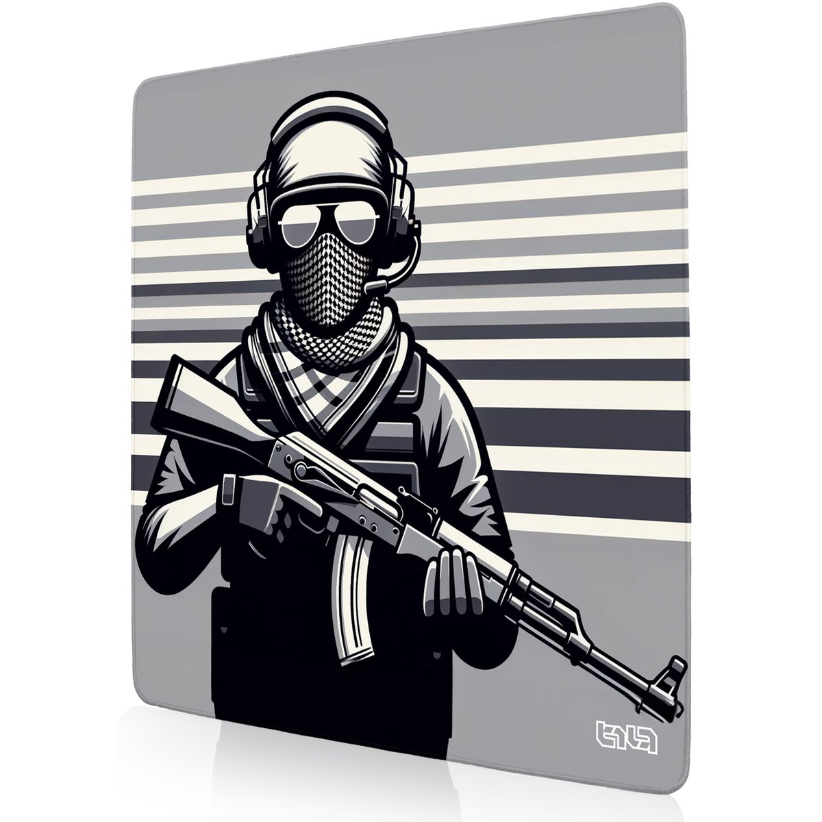 PODKŁADKA POD KLAWIATURĘ De_Terror 50x50 TILT Wodoodporna Dla gracza XL