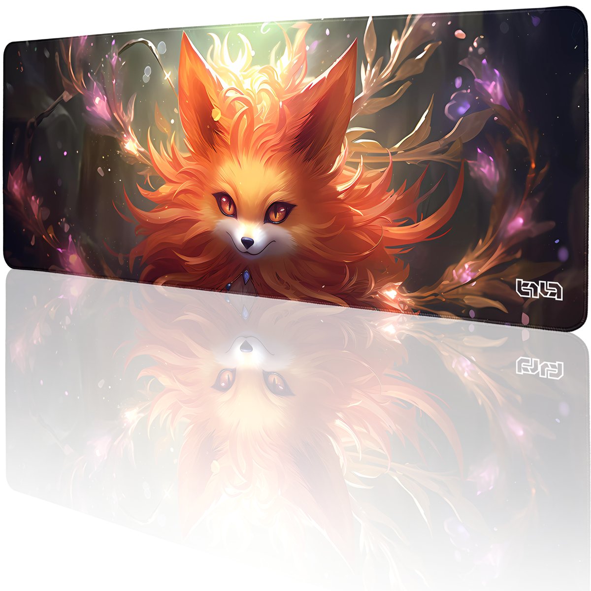 DUŻA PODKŁADKA POD MYSZKĘ Zaczarowany Lisek 80x30 TILT Gamingowa