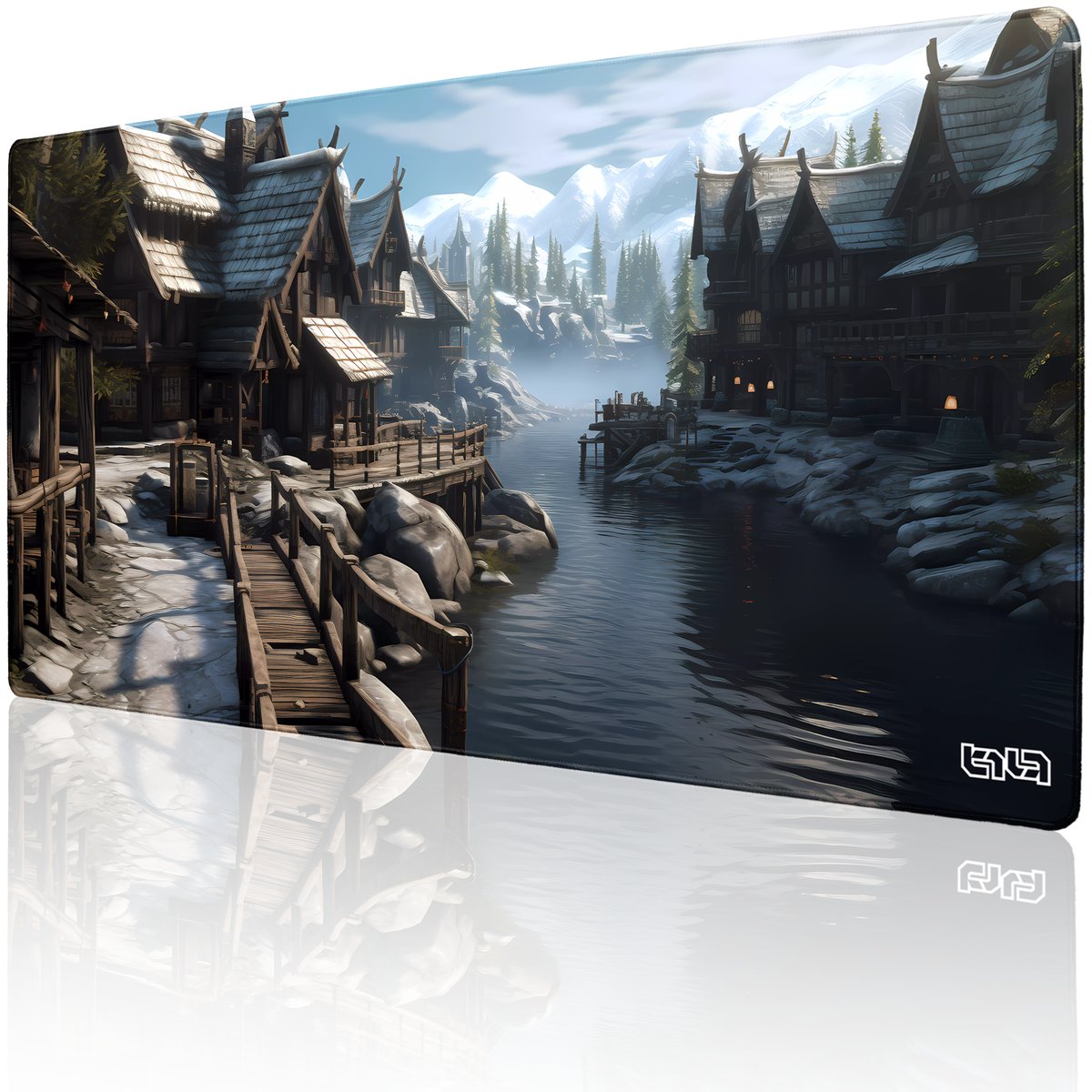 DUŻA PODKŁADKA POD MYSZKĘ Norskie Krajobrazy 100x50 TILT Dla gracza Duża